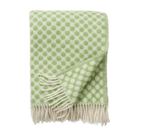 KLIPPAN Plaid Gotland - Dot Green