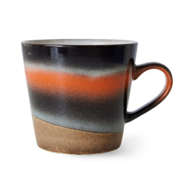 HKliving 70's Ceramics Cappuccino Mug - Heat