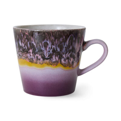 HKliving 70's Ceramics Cappuccino Mug - Blast