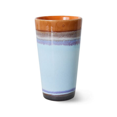HKliving 70's Ceramics Latte Mug - Ash