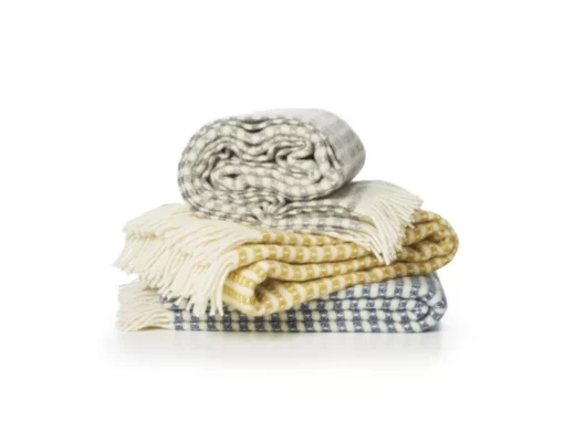 KLIPPAN Plaid Olle - Light grey - Afbeelding 2
