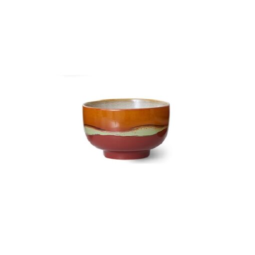 HKLIVING 70s ceramics Noodle Bowl - Clay