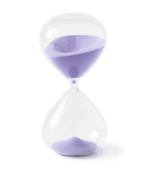 POLSPOTTEN Zandloper Ball M - Lilac