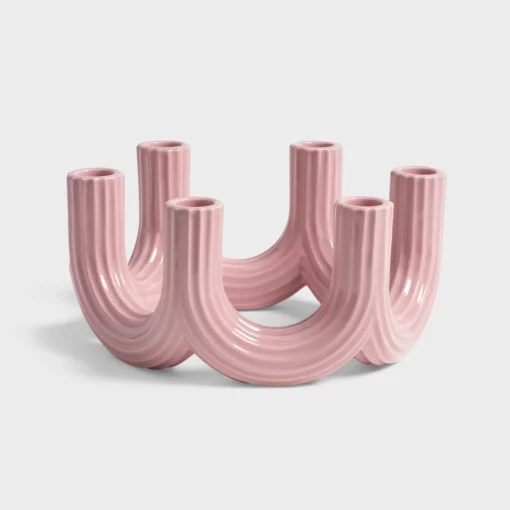 &KLEVERING Candle Holder Churros - Pink