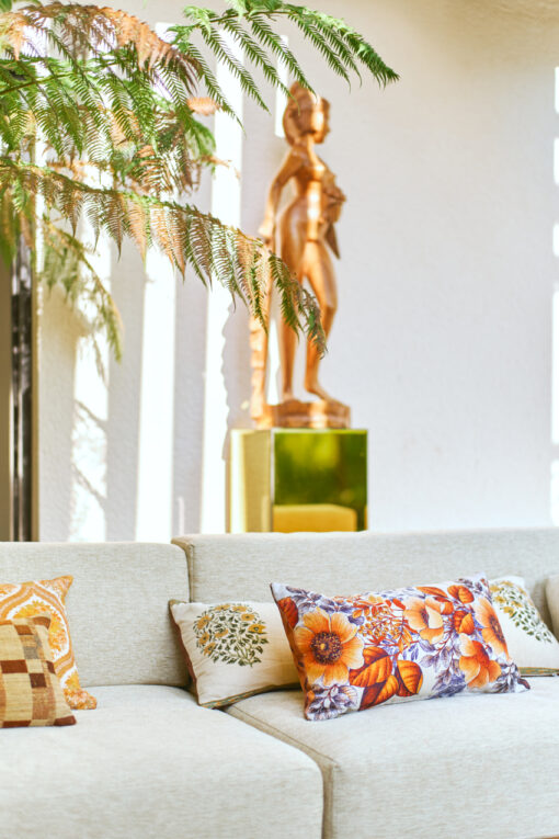 HKLIVING Printed Cushion - Botanic - Afbeelding 5