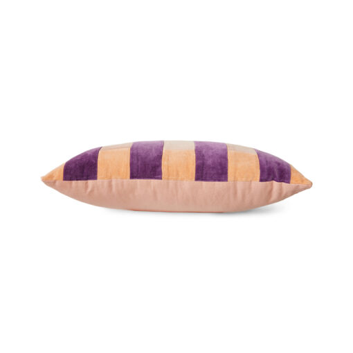 HKLIVING Striped Velvet Kussen - Midsummer - Afbeelding 3