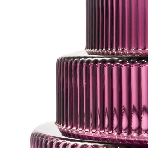 POLSPOTTEN Vase Steps - Purple - Afbeelding 2