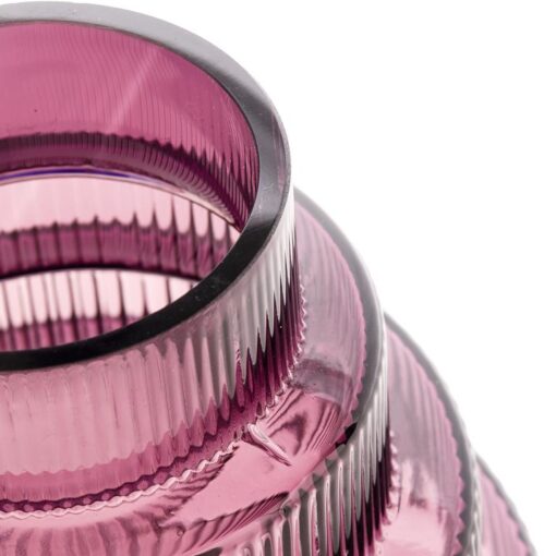 POLSPOTTEN Vase Steps - Purple - Afbeelding 3