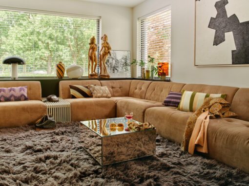 HKLIVING Printed Cushion - Bloom - Afbeelding 4