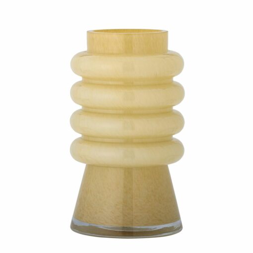 BLOOMINGVILLE Vase Sahara - Yellow Glass