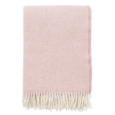 KLIPPAN Plaid Wol - Preppy Misty Rose