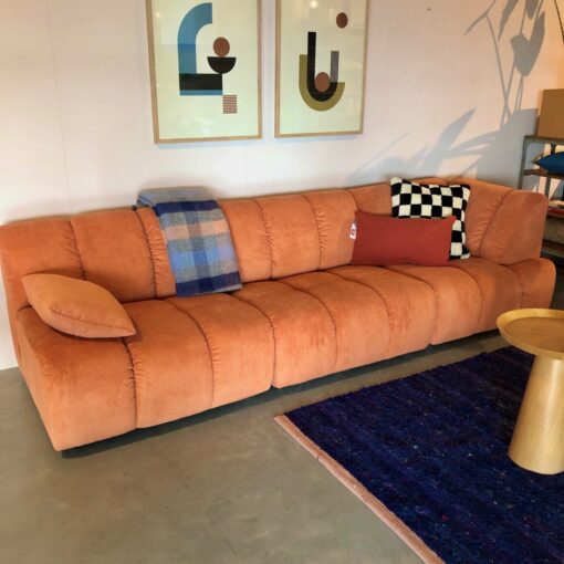HKLIVING Sofa Wave - Corduroy Rib Dusty Orange - Afbeelding 8