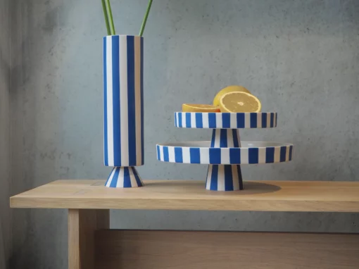 OYOY Taartplateau Toppu Groot - Blauw - Afbeelding 3