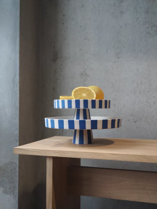 OYOY Taartplateau Toppu Groot - Blauw - Afbeelding 2