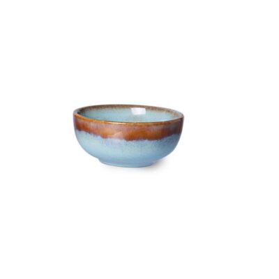 HKLIVING 70s Ceramics Bowl XS  - Lagune