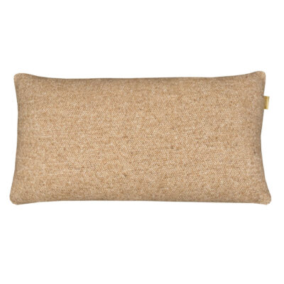 Malagoon Wool Rectangle Cushion - Camel Beige