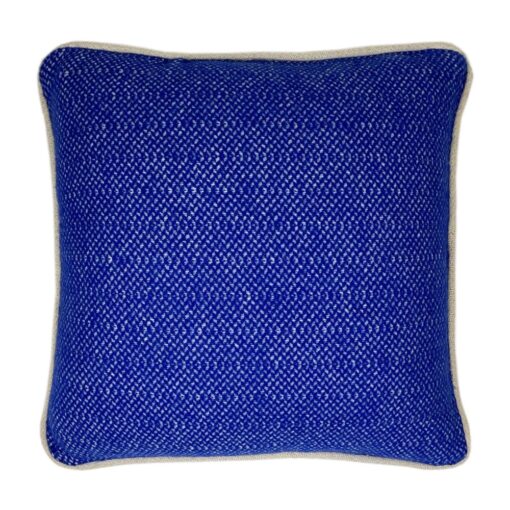Malagoon Recycled Square Cushion - Rhinestone Blue