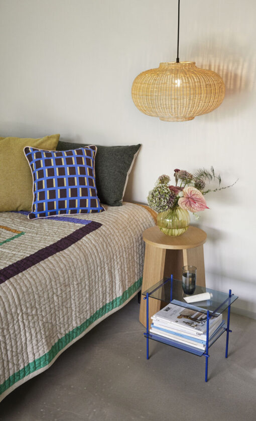 HÜBSCH Cushion - Blue/Multicolour - Afbeelding 4
