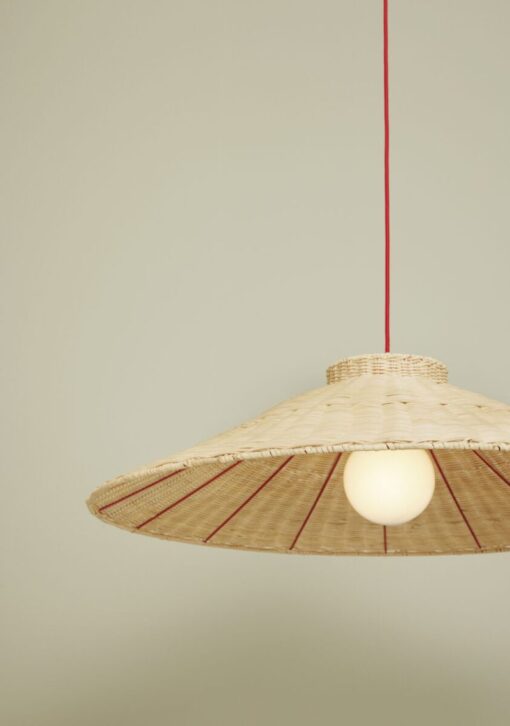 HÜBSCH Ceiling Light Chand Trapeze - Natural - Afbeelding 5