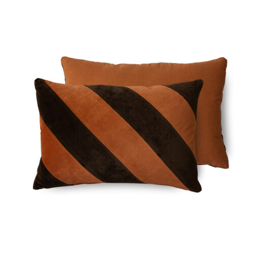 HKLIVING Striped Velvet Cushion - September - Afbeelding 2