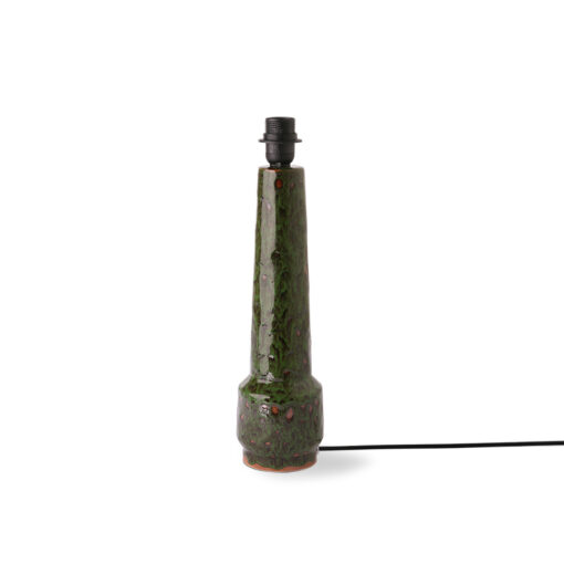 HKLIVING Retro Stoneware Lamp Base - Green - Afbeelding 2