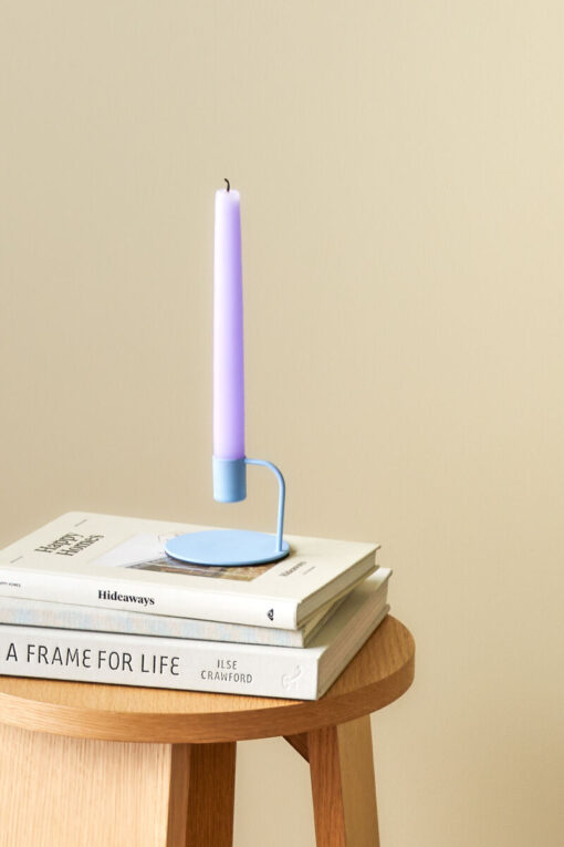 HÜBSCH Candlestick Curve - Blue - Afbeelding 2