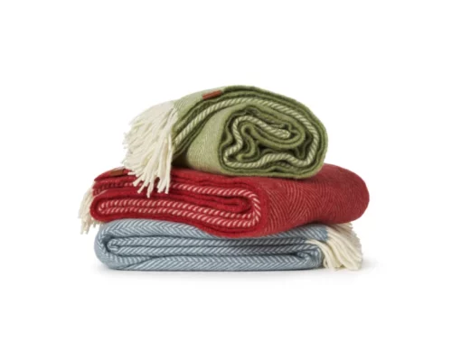 KLIPPAN Plaid Herringbone - Radish - Afbeelding 2