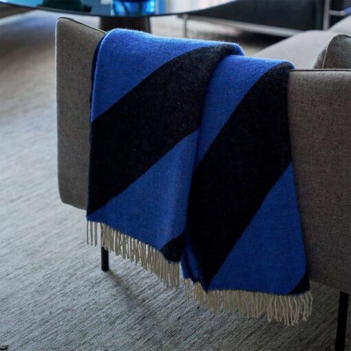 KLIPPAN Plaid Angle - Blue/Black - Afbeelding 2
