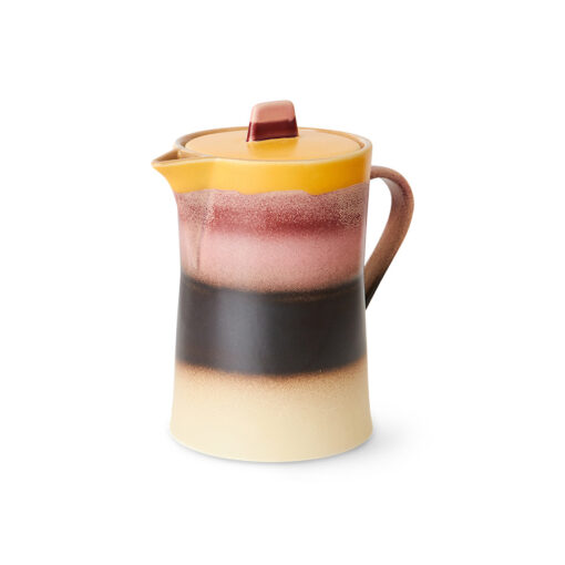HKLIVING 70's Ceramics Tea Pot - Sunset - Afbeelding 2