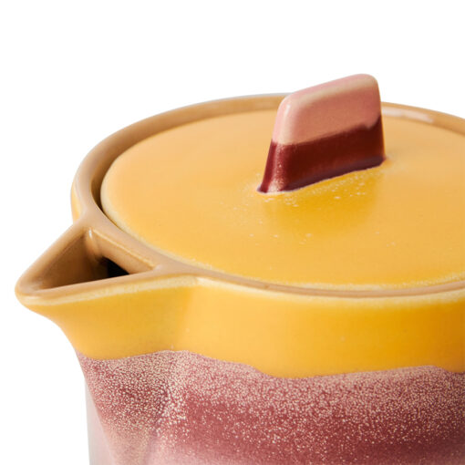 HKLIVING 70's Ceramics Tea Pot - Sunset - Afbeelding 3