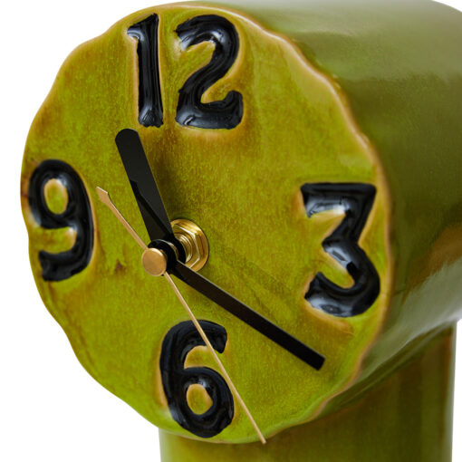 HKLIVING Retro Ceramic Clock - Olive - Afbeelding 2