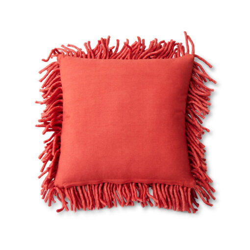HKLIVING Rugged Woolen Cushion - Cherry Red - Afbeelding 4