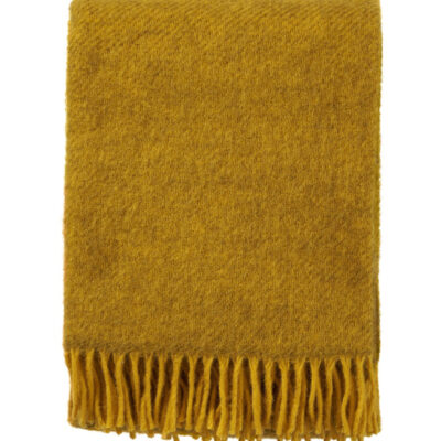 KLIPPAN Plaid Gotland - Yellow