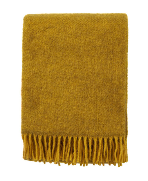 KLIPPAN Plaid Gotland - Yellow