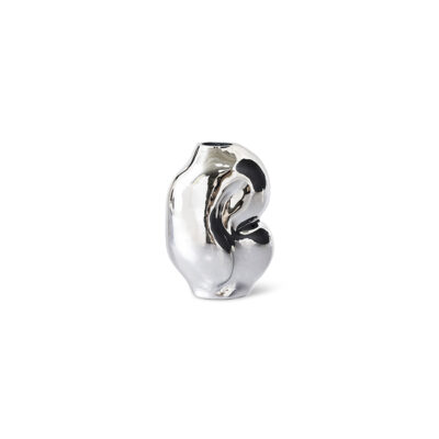 HKLIVING Glass Vase Small - Chrome