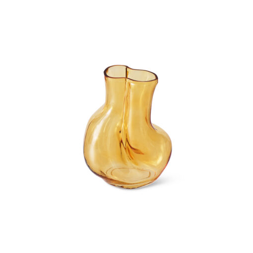 HKLIVING Gleam Glass Vase - Amber - Afbeelding 2