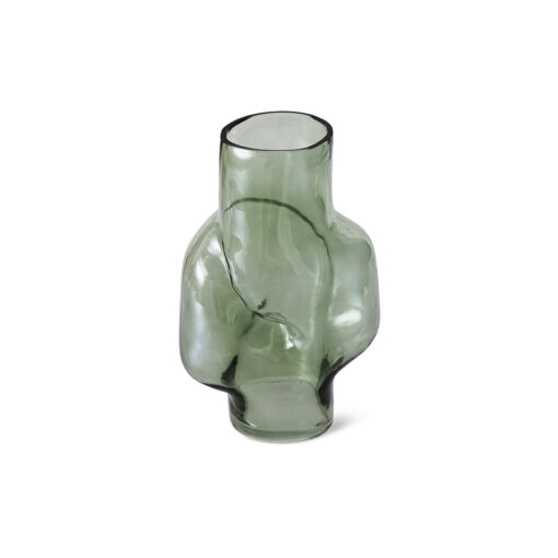 HKLIVING Gleam Glass Vase High - Olive - Afbeelding 2