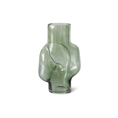 HKLIVING Glass Vase High - Olive