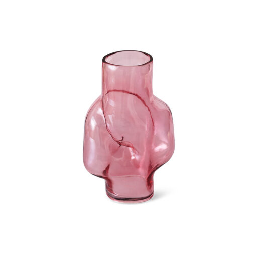 HKLIVING Gleam Glass Vase High - Rose - Afbeelding 2