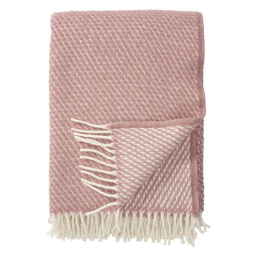 KLIPPAN Plaid Wol - Velvet Rose
