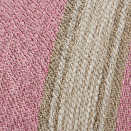 HKLIVING Woven Striped Cushion - Blush - Afbeelding 2