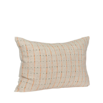 HÜBSCH Cushion Rythmic - Beige/Orange