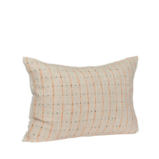 HÜBSCH Cushion Rythmic - Beige/Orange