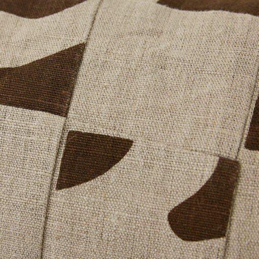 HKLIVING Patched Cushion - Natural - Afbeelding 3