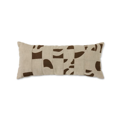 HKLIVING Patched Cushion - Natural