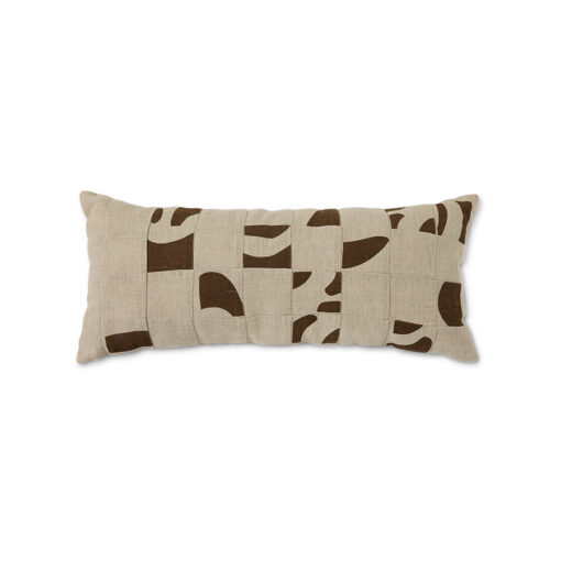 HKLIVING Patched Cushion - Natural