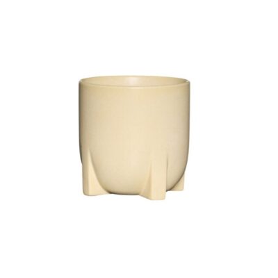 HÜBSCH Flower Pot Up Small - Yellow