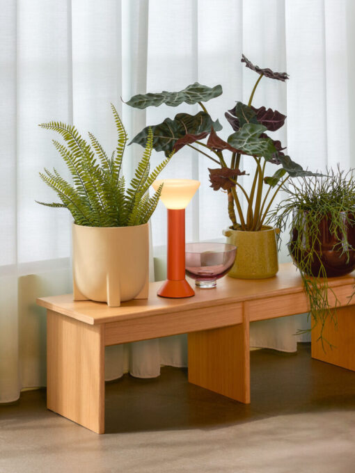 HÜBSCH Flower Pot Up Large - Yellow - Afbeelding 3