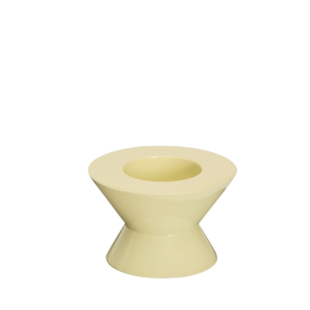 HÜBSCH Candleholder Two - Yellow - Afbeelding 2