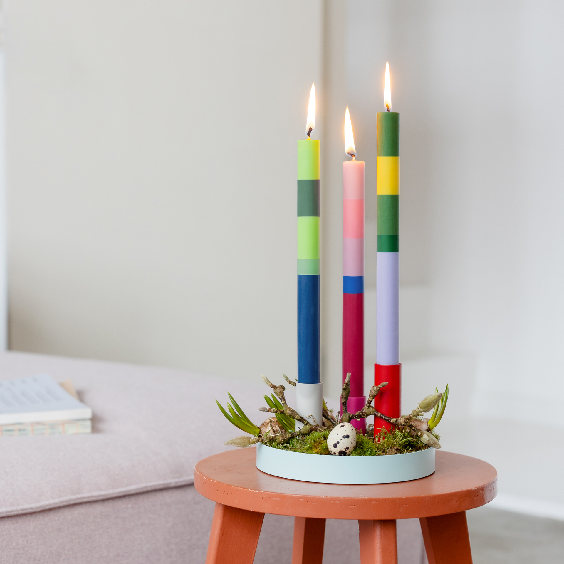 REMEMBER Candle Holder - Luna Blue - Afbeelding 3